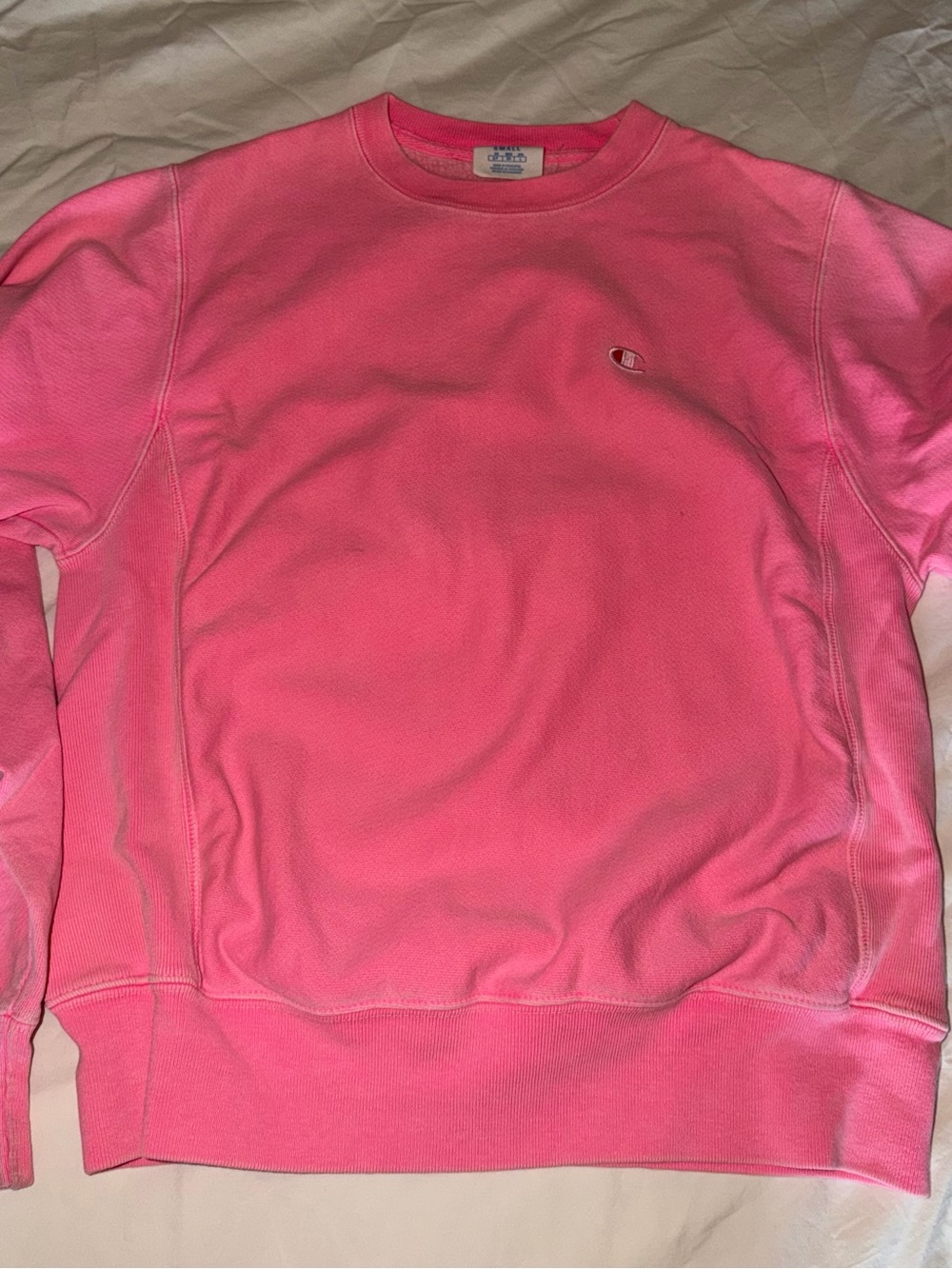 Champion Bright Pink Crewneck Sweatshirt